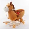 Caballo mecedor personalizado para niños, Coche mecedor de madera maciza de doble propósito, Juguete para bebé, Mecedora para bebé, Educativo y multifuncional