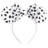 Acessórios de cabelo do Mickey transfronteiriços bordado lantejoulas laço faixa de cabeça de festa faixa de cabeça de parque de diversões férias acessórios de cabelo infantis pronta entrega