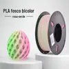 Consumíveis para Impressão 3D Pla Rosa-Verde Fosco Consumíveis para Impressora 3D 1kg Pla Arco-Íris Fosco