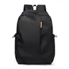 Mochila Casual para Hombre Transfronteriza Simple Versátil Mochila de 14 Pulgadas Uab Agujeros de Carga Mochila Escolar para Libros