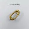 Hebilla de Cinturón para Mujer DH1.5cm Cabezal de Repuesto para Cinturón Hebilla de Placa Lisa Accesorios para Cinturón Redonda Chapado en Oro Plata en stock