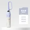 Paraguas creativo con hebilla de anillo de apertura manual al 70% de descuento, protección solar, doble uso para lluvia y sol, paraguas de negocio con recubrimiento negro, sombrilla de estilo japonés simple al por mayor