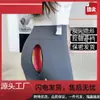 Calça Feminina com Abertura no Gancho e Design Vazado, Calça Sexy de Tubarão com Zíper Invisível Dupla Face, Cintura Alta, Emagrecedora, Meia-Noite