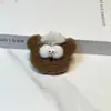 Accesorios de Animales de Peluche de Dibujos Animados Coreanos Otoño e Invierno Lindo Conejo de Orejas Grandes Cabeza de Oso Broche Accesorios para el Cabello Accesorios para Muñecas