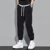 Pantalones Largos Deportivos de Pierna Suelta con Lazo para Hombre Tendencia Primavera y Otoño 2024 Pantalones de Chándal Modernos Pana Pantalones Casuales Estilo Juventud Americana