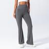 Calças de ioga quentes transfronteiriças com bolso lateral, calças esportivas largas, calças casuais para atividades ao ar livre, cintura alta, calças de fitness