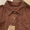 Camisa de Algodão Estilo Japonês Artístico Floral Pastoral Nova para Primavera e Deslocamento Manga Longa Solta Macia Feminina