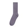 Calcetines de mujer de media pantorrilla de color liso con doble aguja fina de color Morandi, primavera y verano 2024, venta al por mayor