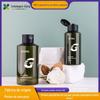 Xiying 200ml Verde Slant Shoulder Pure Dew Garrafa Preta Flip Cover Garrafa Cosmética 100ml Garrafas de Viagem para Camping