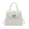 Bolsa Feminina Texturizada da Moda 2026 Nova Versátil Bolsa de Ombro com Corrente Transversal Bolsa de Mão Tendência Bolsa Quadrada Pequena