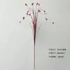 Hierba de Pavo Real Artificial Personalizada para Decoraciones de Boda, Materiales de Flores Artificiales, Venta al por Mayor de Fábrica, Fuegos Artificiales Artificiales Coloridos, Adornos de Flores Falsas