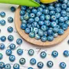 Pintura a Óleo Imitação Porcelana Contas Irregulares de Vidro Ábaco Contas Soltas Pulseira DIY Feita à Mão Acessórios para Joias Atacado