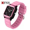 Reloj Oufani Impermeable con Números Romanos, Correa Simple de Nailon, Reloj de Cuarzo, Silencioso, Ligero, Reloj Unisex para Escuela Secundaria y Exámenes de Admisión a la Universidad