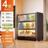 Aparador de cocina Yanen, armario a prueba de polvo, armario de almacenamiento con puerta, armario de almacenamiento de suelo, gran capacidad, estilo europeo para el hogar.
