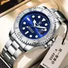Poedagar Reloj de Pulsera de Cuarzo Luminoso Impermeable Clásico de Moda para Hombre Reloj de Buceo Transmisión en Vivo Comercio Exterior Reloj de Venta Caliente