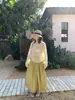 Liquidación, Sin Devoluciones ni Cambios. Suéter de Punto Delgado Casual Versátil Estilo Coreano para Mujer, Primavera y Otoño, Top Ligeramente Transparente