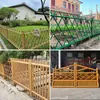 Guarda-corpo Imitando Bambu de Aço Inoxidável Cerca de Bambu Cerca Pátio Externo Parque Cerca para Horta