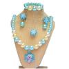 Corona Infantil Varita Mágica Tiara de Niña Set de Collar de Princesa Aretes Anillo Rendimiento Vacacional Infantil Regalo de Cumpleaños