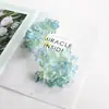 Flor de simulación hortensia proceso de borde quemado materiales hechos a mano DIY accesorios para el cabello combinación Hanfu decoración del hogar flores artificiales