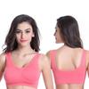 Sujetador Inalámbrico Transpirable Push-Up para Comercio Exterior, Deportivo, de Lactancia, Yoga, Ajustable, Ropa Interior a Prueba de Impactos