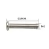 Fábrica fuente hierro galvanizado perno de cabeza plana herrajes para muebles accesorios conector cabeza grande plana cabeza hexagonal tornillo