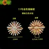 Novos Acessórios de Decoração para Sapatos com Strass, Fivelas de Sapato de Metal, Flores para Sapatos, Sandálias, Laços, Elementos Decorativos no Meio, Fivelas de Sapato Femininas