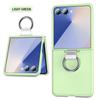 Superventas Transfronterizo Adecuado para Samsung Zflip 30% de descuento Estuche para Teléfono Apilable Flip6 Anillo Transparente Estuche Protector de Teléfono Anticaídas