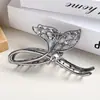 Oferta Especial Transfronteiriça Moda Acessórios de Cabelo Coque Grampo de Cabelo Presilha de Tubarão Presilha com Strass Acessório de Cabelo em Formato de Coração Gravata Borboleta Grampo de Cabelo para Menina