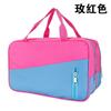Amazon Poliéster Bloques de Color Separación Seco y Húmedo Bolsa de Natación Portátil Viaje Yoga Tote Bolsa de Viaje Almacenamiento Portátil
