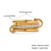 [Acero y Titanio de Cuerpo Completo] Anillos Europeos y Americanos Apilados Lisos, Anillos Elegantes Entrelazados, Joyería de Acero Inoxidable que No se Desvanece