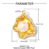Brincos de pentagrama com pingente de coração e folha com laço transfronteiriço, DIY, zircônio de cobre, para mulheres, com pérola e concha, acessórios de joias