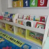 Estante para Jardim de Infância Transfronteiriça Personalizada, Estante Combinada Infantil, Armário Simples de Grade, Armário Personalizado para Guardar Livros e Brinquedos