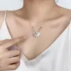 Nuevo Collar de Candado de Paz Estilo Chino para Mujer, Estilo Antiguo, Cadena para Clavícula con Borla de Gama Alta, Diseño de Nicho, Collar Versátil