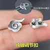 Prata Esterlina S925 Corda Xiangyun 3mm Fivela Ajustável Fivela Retrô Pingente de Jade Cordão Acessórios DIY