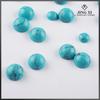 Anillo sintético negro línea azul turquesa superficie redonda 4 ~ 20mm brillante plano diy anillo colgante aretes tachón joyería con incrustaciones