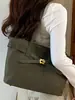 Novedades Otoño 2026 Bolsos de Mano para Mujer Gran Capacidad Elegantes Simples Bolsos de Hombro de Moda Retro de Nicho Bolsos Tote para Viaje