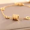 Pulsera de Acero de Titanio Dorada Brillante Transfronteriza para Cintura Pequeña de Hombre, Simple para Celebridad de Internet, Moda Viento Frío, Joyería de Nicho, No se Desvanece