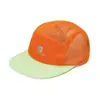 Nuevo Sombrero de Cinco Paneles de Bloque de Color para Exteriores para Hombres y Mujeres, Gorra de Béisbol Ligera para Tenis con Malla para Transpirabilidad, Protección Solar, Visera Plana, Gorra de Papá, Moderna