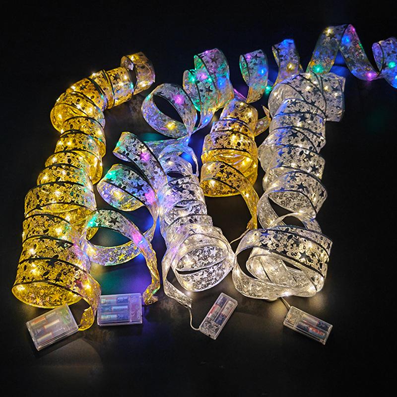 圣诞彩带集体照