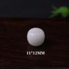 Jade Blanco Bodhi Cuentas Dispersas Cuentas de Barril Cuentas de Cuerda de Mano DIY con Cuentas Raíz de Bodhi Jardín de Niños Antiguo Hecho a Mano