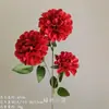 Casamento Estilo Chinês Estilo Vermelho Decoração de Guia de Estrada Arranjo de Flores Artificiais Flor de Teto Cerimônia de Noivado Arranjo de Banquete Arte com Flores Artificiais de Casamento