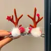 Pinzas para el Cabello de Navidad Diademas Pinzas para Niñas Fiesta Ambiente de Adulto Diademas Lindas Pinzas para el Cabello de Cuernos Accesorios