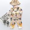 Conjunto de Dos Piezas de Pijama de Primavera y Otoño, Mufu Rui Una Pieza Dropshipping Estilo Coreano de Botones Solos Ropa de Casa Conjunto de Dibujos Animados con Dibujos Animados