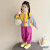 Traje para Niñas Primavera Otoño 2026 Nuevo Moda Elegante Infantil Ropa de Otoño Sudadera para Bebé Niña Conjunto Casual de Dos Piezas para Otoño