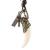 Venta al por mayor de joyería de moda, collar de cuero con pinchos y personalidad rockera, collar de pantalones para hombres europeos y americanos, cadena de suéter