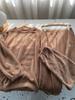 Conjunto Cálido de Hadas Forro Polar Coral Invierno Suelto Forro Polar de Doble Cara Casual Gente Perezosa Hogar Pijama Cálido Conjunto de Dos Piezas para Mujer