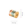 Antiguo francés oro esmalte cinco escrituras cuentas de barril estilo nacional nuevo chino creativo DIY pulsera accesorios de pulsera