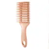 Pente Curvo de Rebote, Pente Grande Curvo Costelado para Cabelo, Ferramenta de Styling Volumizador