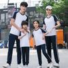 Algodón 2020 Nuevo Traje Deportivo para Padres e Hijos para Hombre y Mujer Ocio Correr Uniforme de Clase de Primaria y Secundaria Uniforme Escolar Estampado LOGO
