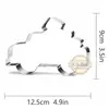 Molde Grande de Acero Inoxidable para Galletas Navidad Halloween Copo de Nieve Árbol de Navidad Fantasma Calabaza Cortador de Galletas Tipo Prensa
